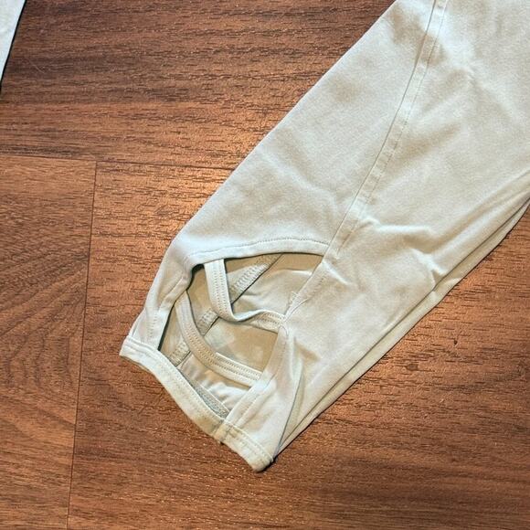 Gymshark Leggings Women’s Size Large Seafoam Green Criss Cross Waist Cutout - Picture 5 of 8